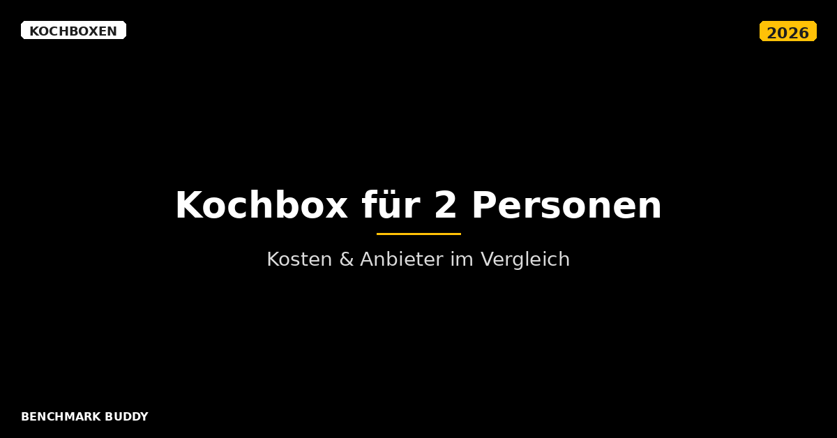 Kochbox für 2 Personen: Kosten & Anbieter im Vergleich