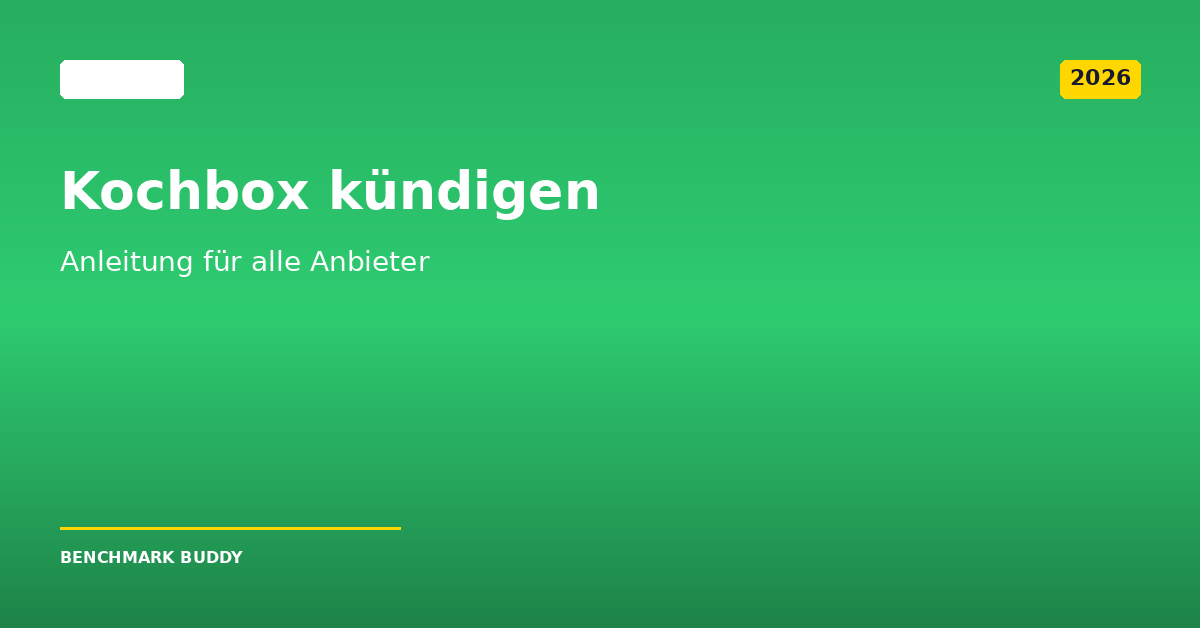 Kochbox kündigen: Anleitung für alle Anbieter