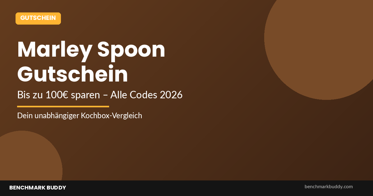 Marley Spoon Gutschein & Rabattcode 2026 – Jetzt bis zu 100€ sparen