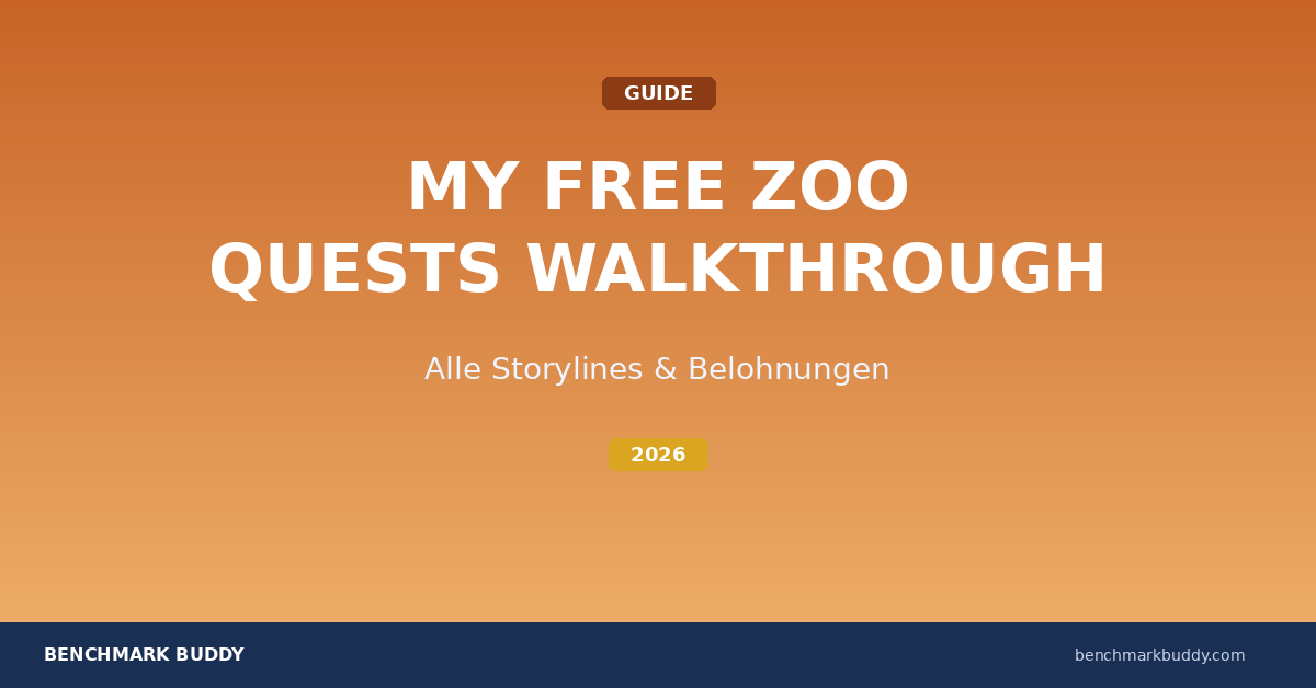 My Free Zoo Quests Walkthrough 2026: Alle Storylines & Belohnungen