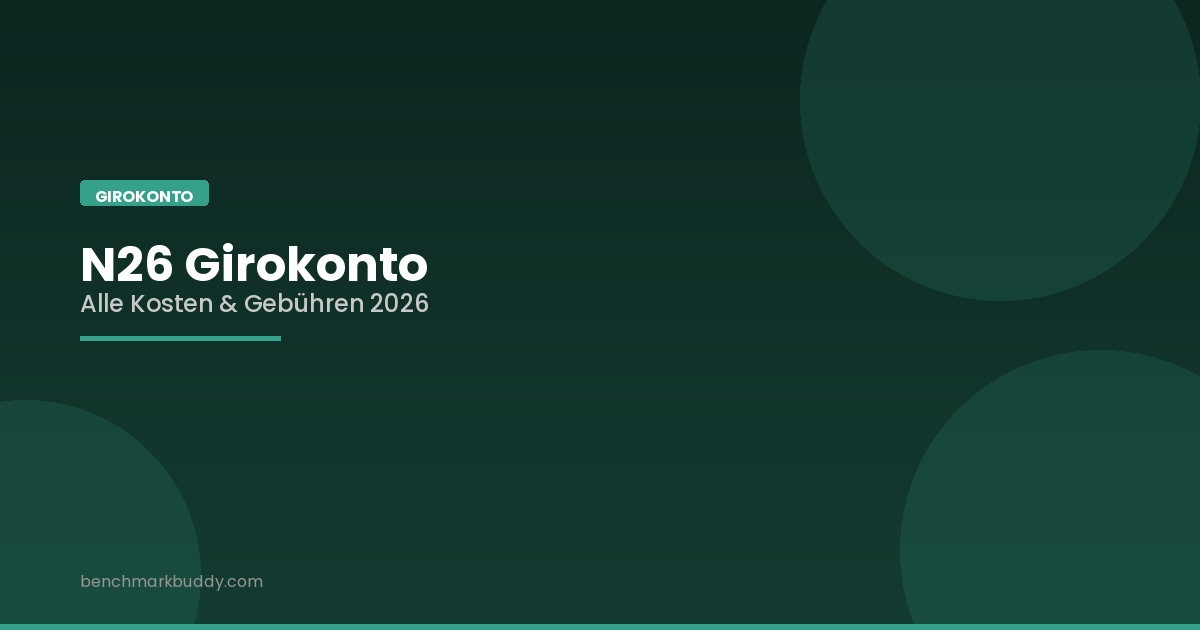 N26 Girokonto Kosten 2026: Gebühren aller Kontomodelle im Vergleich