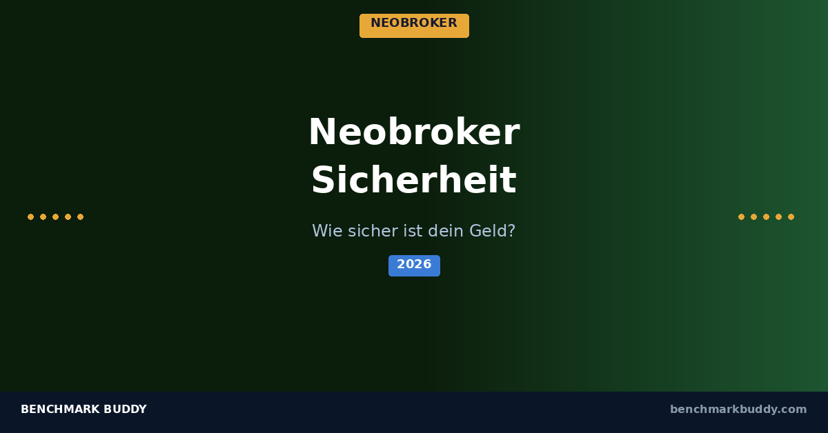 Neobroker Sicherheit 2026: Wie sicher ist dein Geld?