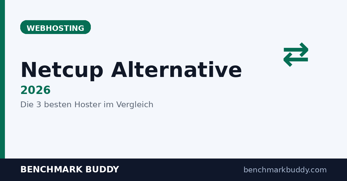 Netcup Alternative 2026: Die 3 besten Hoster im Vergleich