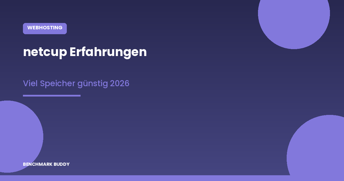 netcup Erfahrungen 2026: Viel Speicher zum kleinen Preis