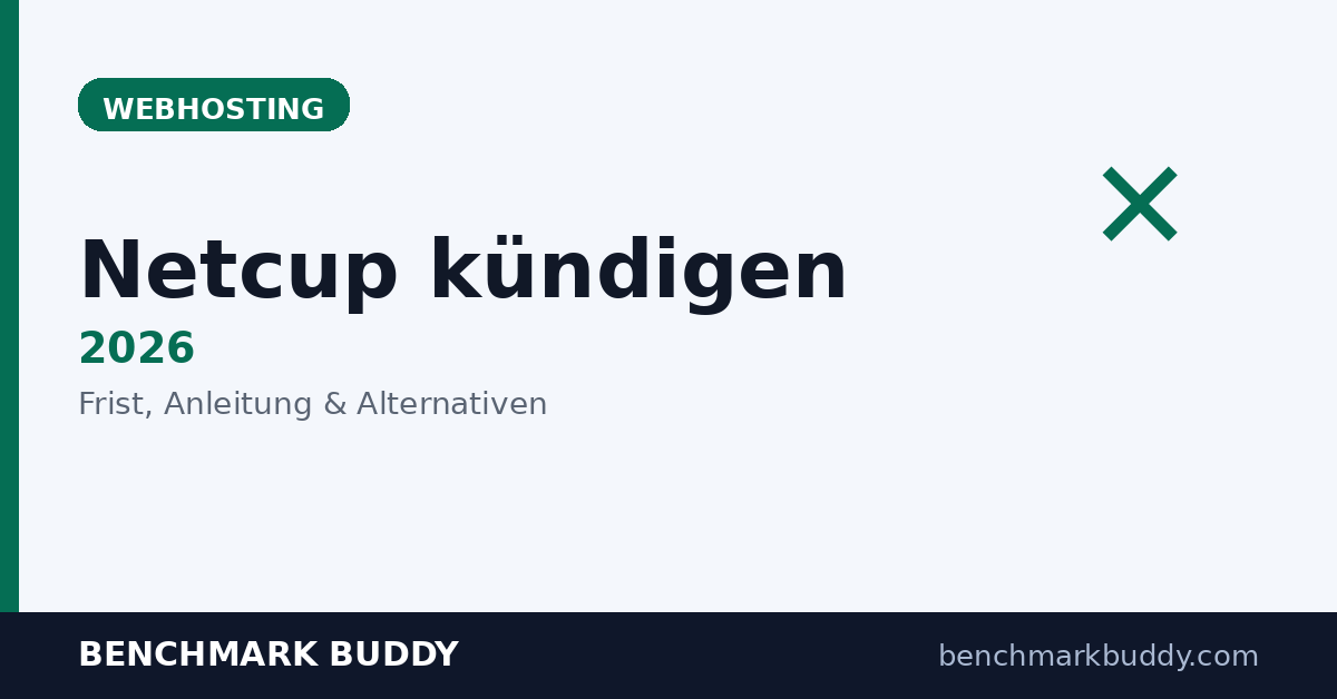 Netcup kündigen 2026: Anleitung, Frist & beste Alternativen