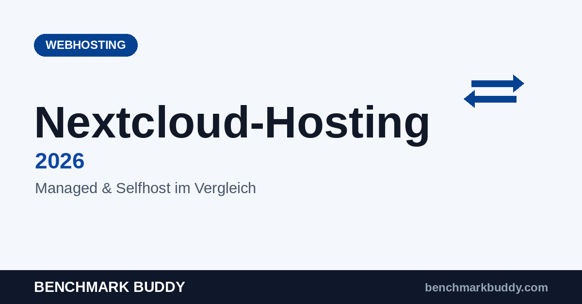 Nextcloud-Hosting 2026: Managed-Anbieter & Selfhost im Vergleich