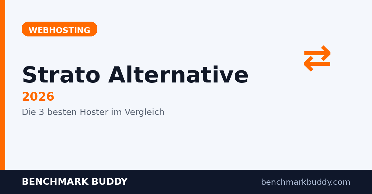 Strato Alternative 2026: Die 3 besten Hoster im Vergleich