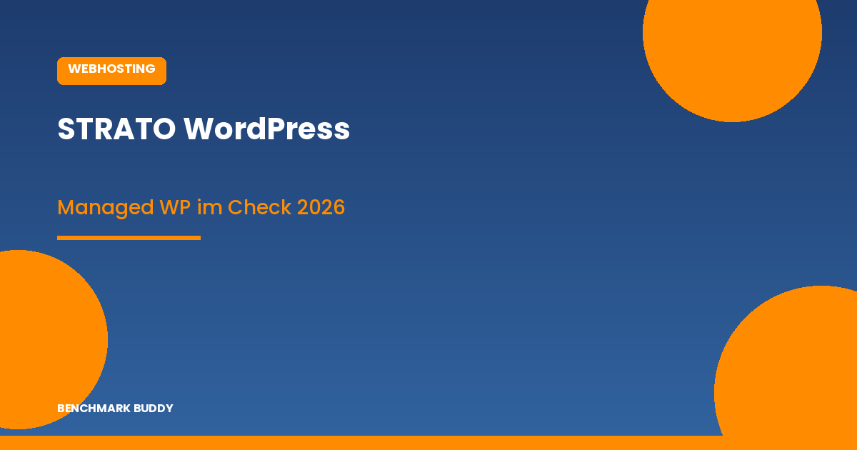 STRATO WordPress Hosting 2026: Managed WP im Check