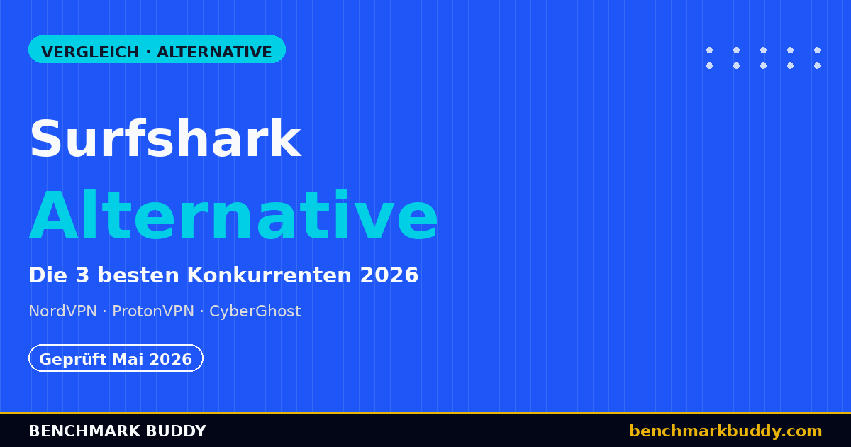 Surfshark Alternative 2026 – Die 3 besten Konkurrenten im Test