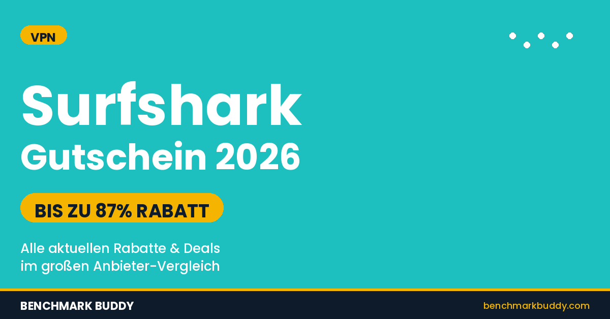 Surfshark Gutschein 2026 – Aktuelle Rabatte & Deals im Überblick