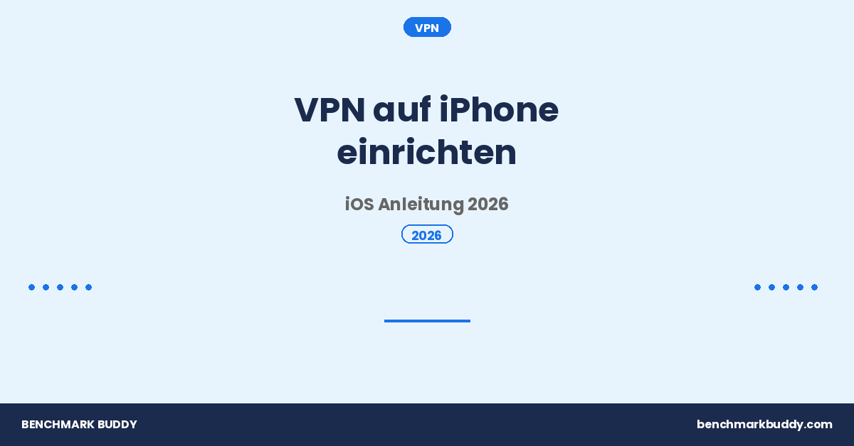 VPN auf iPhone einrichten: iOS Anleitung 2026