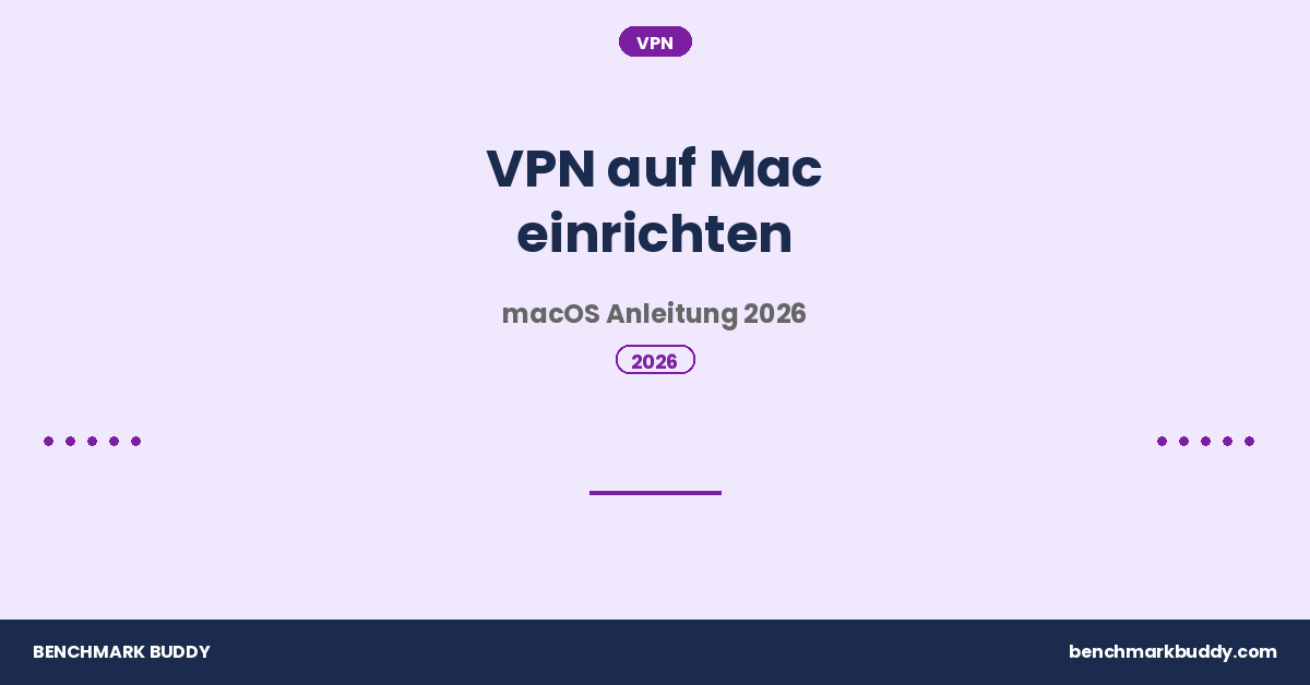 VPN auf Mac einrichten: macOS Anleitung 2026