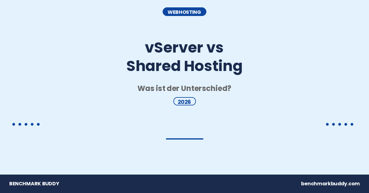vServer vs Shared Hosting: Was ist der Unterschied?