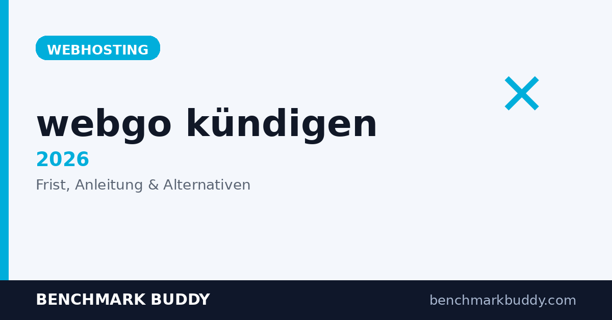 webgo kündigen 2026: Anleitung, Frist & beste Alternativen