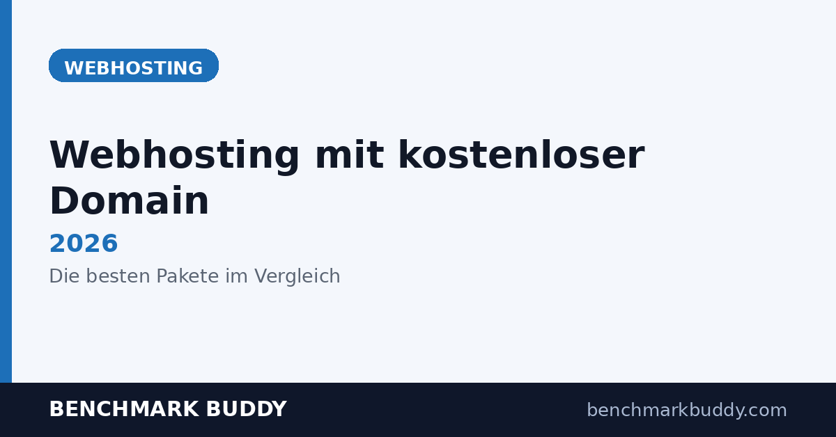 Webhosting mit kostenloser Domain 2026: Die besten Pakete im Vergleich