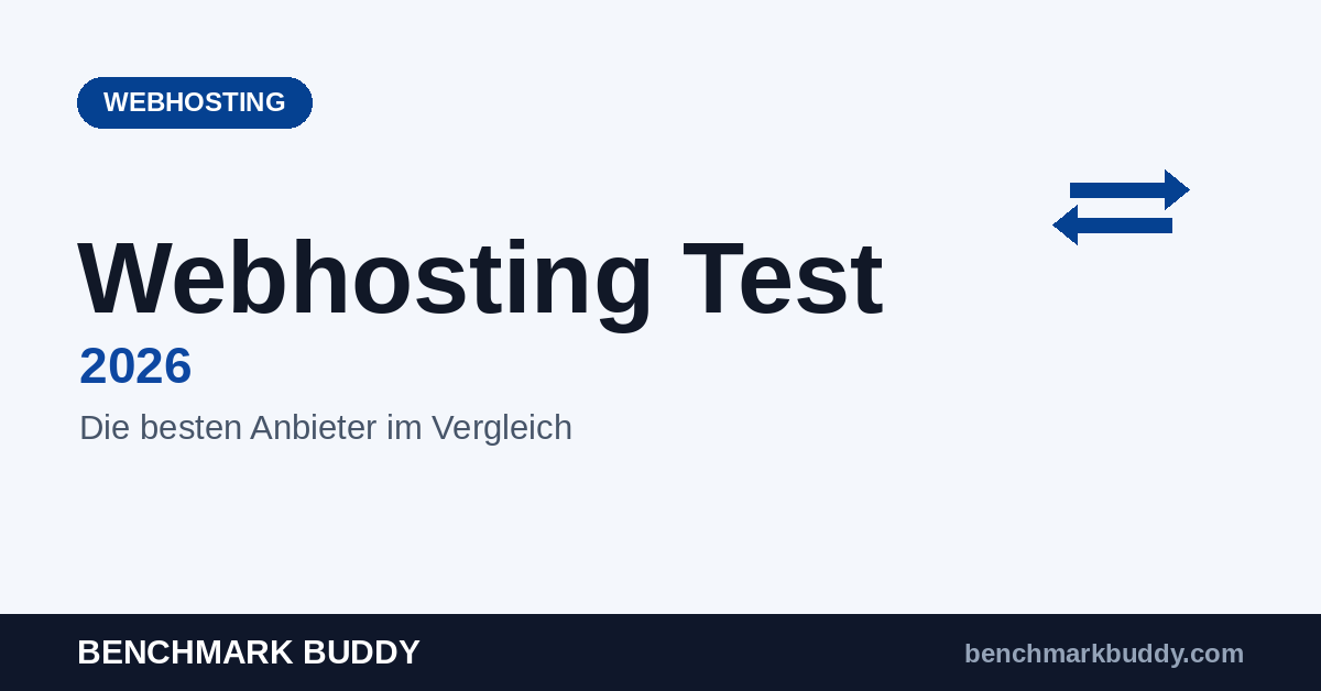 Webhosting Test 2026: Die besten Anbieter im Vergleich