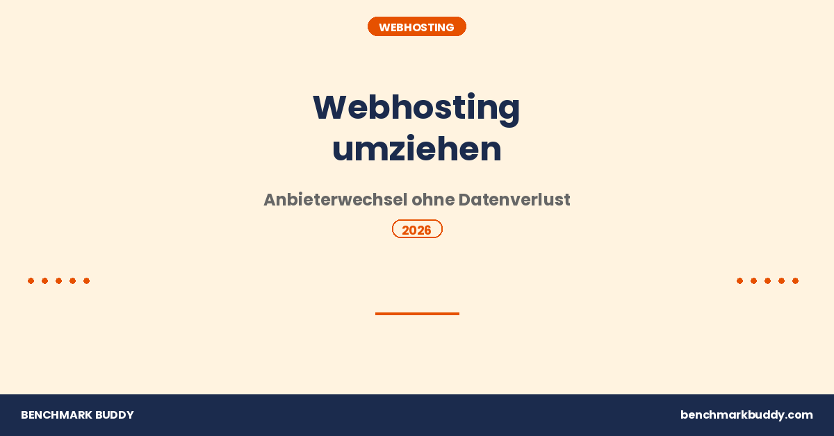 Webhosting umziehen: So gelingt der Anbieterwechsel 2026