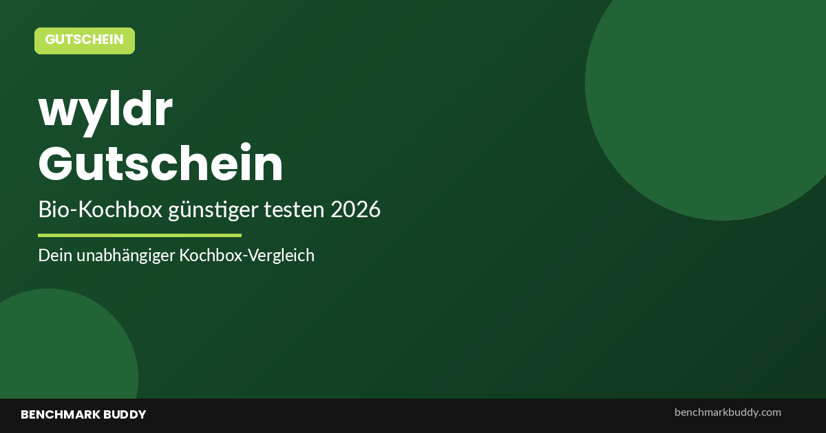 wyldr Gutschein & Rabatt 2026 – Bio-Kochbox günstiger testen
