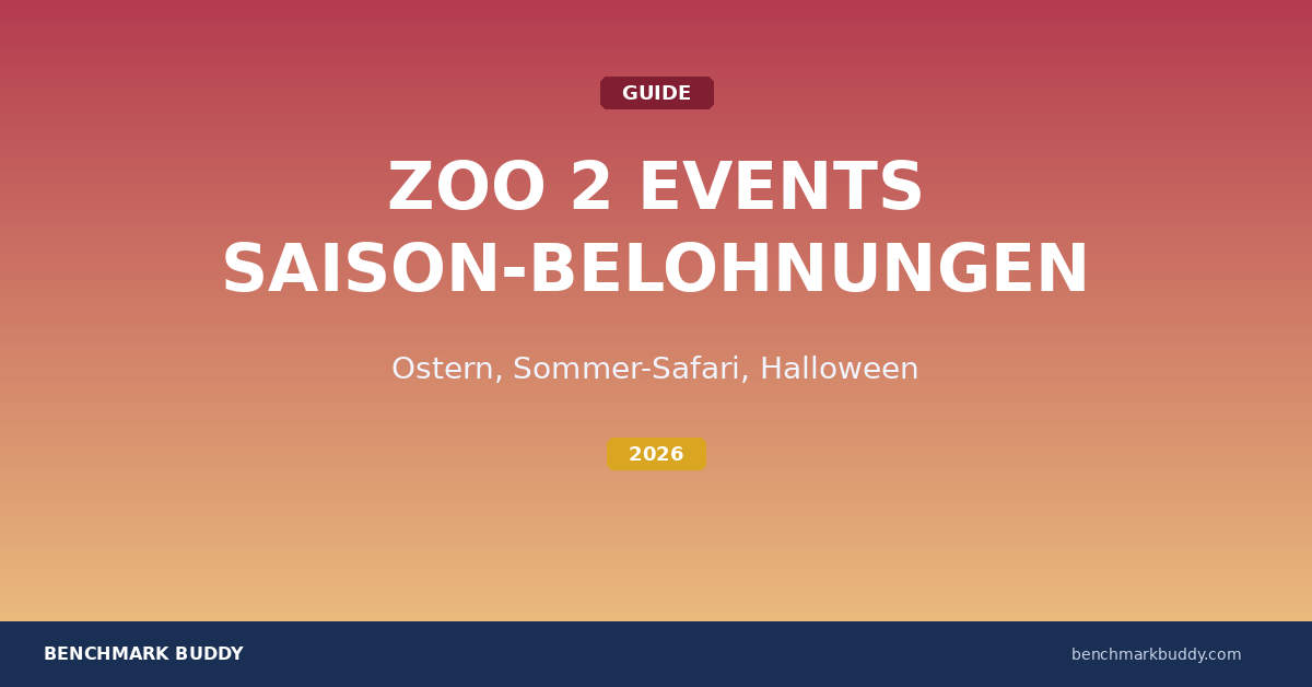 Zoo 2 Events 2026: Saison-Events, Belohnungen & Strategien im Überblick