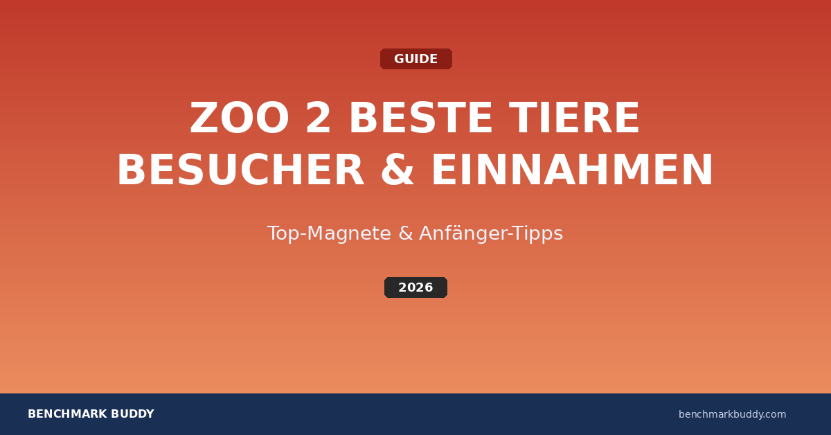 Zoo 2 Beste Tiere für Besucher & Einnahmen 2026: Die Top-Publikumsmagnete