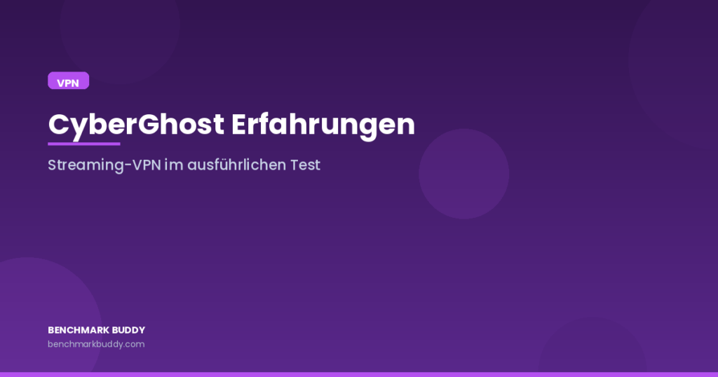 CyberGhost VPN Erfahrungen und Test