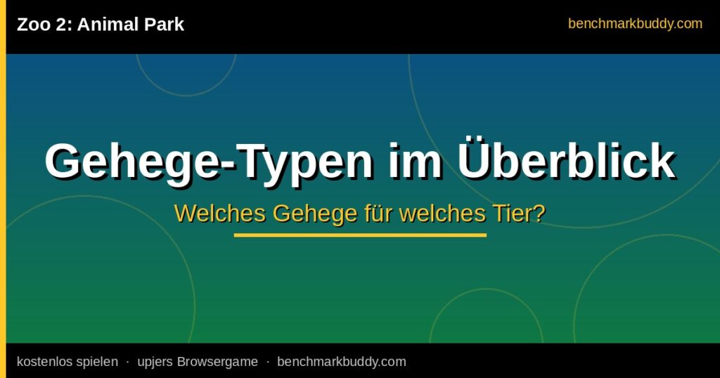 Zoo2 Zoo2 Gehege Typen